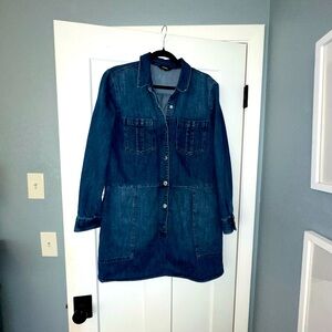 Express Blue Denim Mini Dress